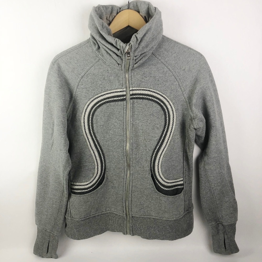 Lululemon Cuddle Up Jacket No Hood Scuba Hoodie